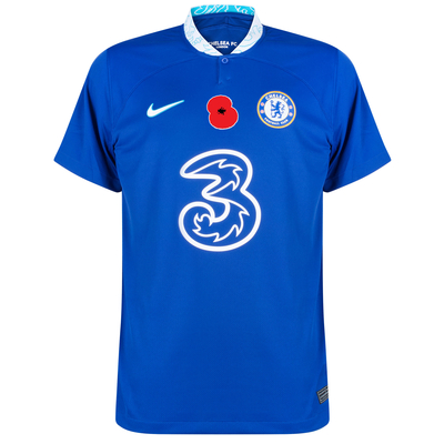 Nike Chelsea Home Shirt incl.
FREE British Legion Poppy
2022-2023 - S