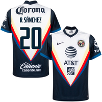 Nike Club America R. Sanchez 20 Away Shirt 2020-2021 (Fan Style Printing) - S