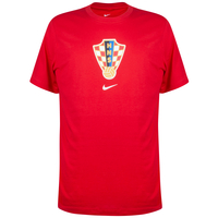 Nike Croatia Crest WC22 T-shirt - Red 2022-2023 - M