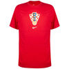 Nike Croatia Crest WC22 T-shirt - Red 2022-2023 - S