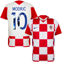 Nike Croatia Home Modrić 10 Shirt 2020-2021 (Gallery Style Printing) - S