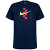 Nike Croatia Swoosh Fed T-shirt - Navy 2022-2023 - L