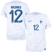 Nike France Away Nkunku 12 Shirt 2022-2023 (Official Printing) - M