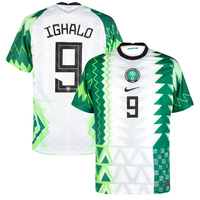 Nike Nigeria Home Ighalo 9 Shirt 2020-2021 (Official Printing)