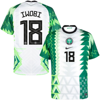 Nike Nigeria Home Iwobi 18 Shirt 2020-2021 (Official Printing)