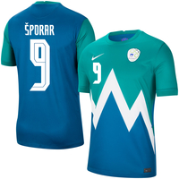 Nike Slovenia Sporar 9 Away Shirt 2020-2021 (Fan Style Printing) - XL