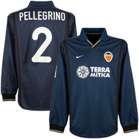 Nike Valencia CF 2000-2001 Away Shirt L/S Player Issue Shirt - Pellegrino 2 - Size L - L