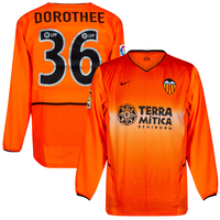 Nike Valencia CF 2002-2003 Away Shirt L/S - NEW Condition (w/tags) - Player Issue - DOROTHEE 36 - Size Large - L