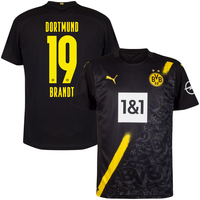 Puma Borussia Dortmund Away Brandt 19 Shirt 2020-2021 (Official Printing) - S
