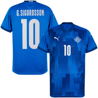 Puma Iceland G.Sigurdsson 10 Home Shirt 2020-2021 (Official Printing) - S