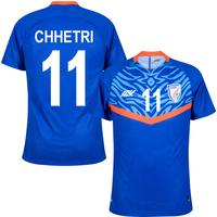 Six5Six India Home Chhetri 11 Shirt 2021-2022 (Fan Style Printing) - S