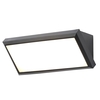 Sanday Outdoor LED Wedge Design Wall Light,  Black