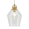Saskia Bubble Glass Ceiling Pendant,  Satin Brass