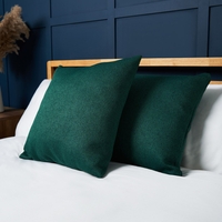 Snow Fleece Cushion,  Green