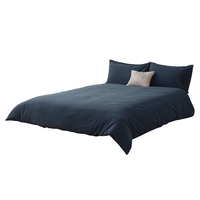 Stonewashed Denim Cotton Bedding Set