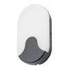 Swona 15 Watt Outdoor Oval Bulkhead Light,  Black