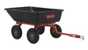 Agri-Fab 45-0594 4-Wheel Poly Swivel and Dump Garden Trailer