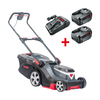 AL-KO Premium 382 Li R 18V Cordless Push Rear Roller Lawn Mower (Inc 2 Batteries & Charger)