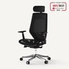 FlexiSpot BS11PRO Mesh Ergonomic Adjustable Office Chair , Comfortable Computer Chair with Arms and Back Support for Study Office Gaming Works Black