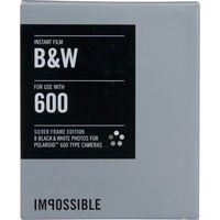 Impossible 600 BW Film SILVER FRAME Pack 8 Shots