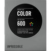 Impossible 600 Color Film ROUND SILVER FRAME Pack 8 Shots