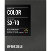 Impossible SX-70 Color Film BLACK FRAME Pack 8 Shots