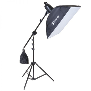 Interfit F121 100w Single Head Softbox and Boom Arm Kit