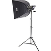 Interfit INT185 Stellar X Tungsten 500w Head Softbox Kit