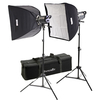 Interfit INT193 Stellar X 1000w Twin Softbox Kit