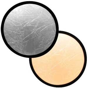 Interfit INT267 - Silver/Gold Round Reflector (82cm)