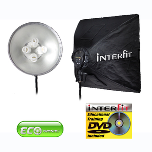 Interfit INT291 Super Coolite 4 Single Head Kit with Training DVD