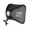 Interfit STR127 Strobies Folded Softbox 60cm x 60cm with Bracket Kit