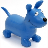 Happy Hopperz Blue Dog - Age 1-2+yrs