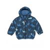 Hatley Boys Blue Moose Reversible Winter Puffer Coat