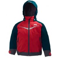 Helly Hansen Kids Red And Navy K Shelter Jacket