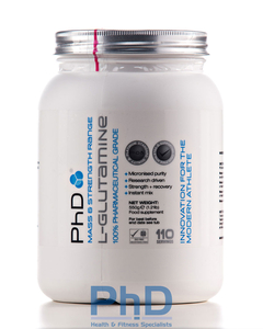 PhD Nutrition - Micronised L-Glutamine 550G