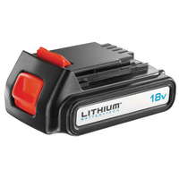 Black+Decker BL2018-XJ Slide Battery Pack 18V 2.0Ah Li-Ion