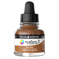 Daler-Rowney System3 Ink 29.5ml Burnt Umber