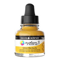 Daler-Rowney System3 Ink 29.5ml Cadmium Yellow Deep Hue