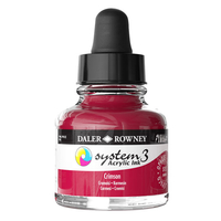 Daler-Rowney System3 Ink 29.5ml Crimson