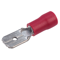 Davico ERPO 63M Red 6.3mm Male Tab Connector Pack of 100