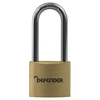 Defender DFBP4/2.5 Brass Padlock Long Shackle 40mm