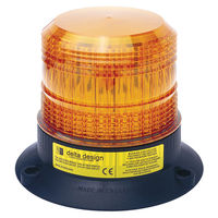 Delta Design Flashing Beacon (Midsize) RB Series Red 110Vac