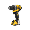 DEWALT DCD701D2 XR Brushless Sub-Compact Drill Driver 12V 2 x 2.0A...
