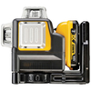 DEWALT DCE089D1G-GB elf-Levelling Green Multi Line Laser 12V 1 x 2...