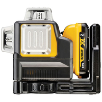 DEWALT DCE089D1G-GB elf-Levelling Green Multi Line Laser 12V 1 x 2...