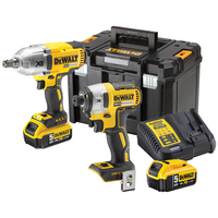 DeWalt DCK2088P2T XR Brushless Impact Twin Kit 18V 2 x 5.0Ah Li-ion