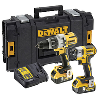 DEWALT DCK276P2 Brushless Twin Pack 18V 2 x 5.0Ah Li-ion