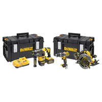DeWalt DCK357T2 XR FlexVolt 3 Piece Kit 18/54V 2 x 18/54V 6.0/2.0A...