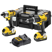 DeWalt DCZ285M2 Combi Drill & Impact Driver Twin Pack 18V 2 x 4.0A...